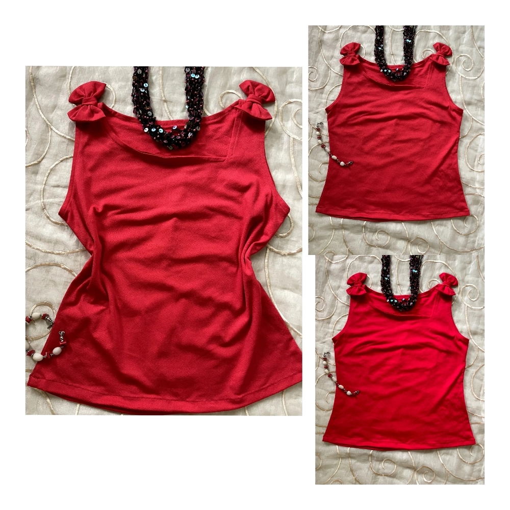 Cute crop top with bow on shoulder - Picture 4 of 4